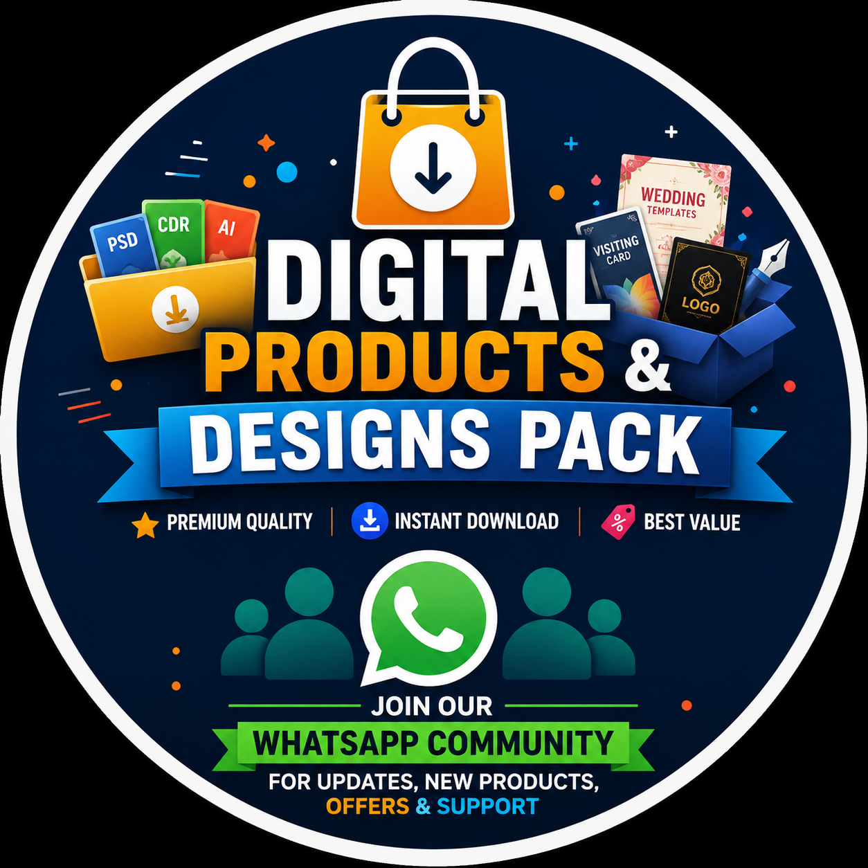 Digital Products & Designs Pack